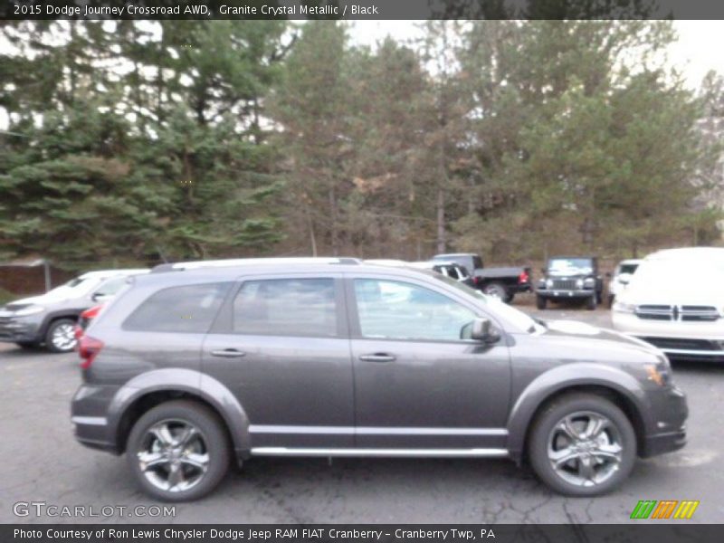 Granite Crystal Metallic / Black 2015 Dodge Journey Crossroad AWD