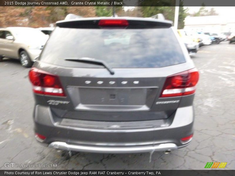 Granite Crystal Metallic / Black 2015 Dodge Journey Crossroad AWD