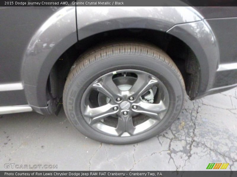 Granite Crystal Metallic / Black 2015 Dodge Journey Crossroad AWD