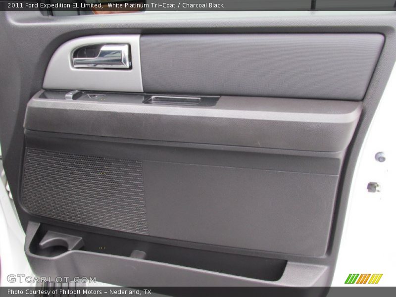 White Platinum Tri-Coat / Charcoal Black 2011 Ford Expedition EL Limited