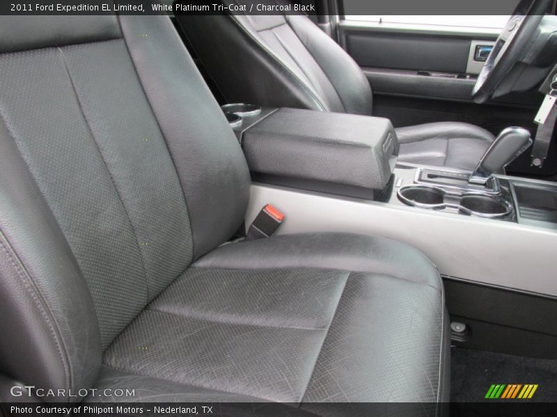 White Platinum Tri-Coat / Charcoal Black 2011 Ford Expedition EL Limited