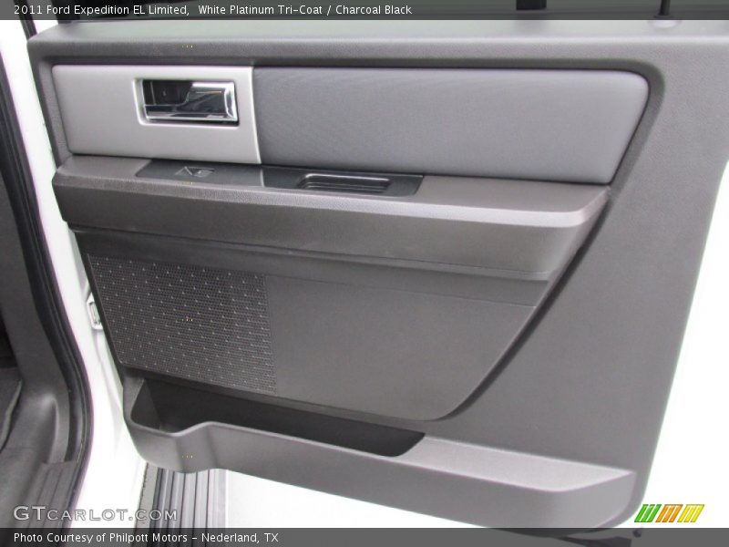 White Platinum Tri-Coat / Charcoal Black 2011 Ford Expedition EL Limited