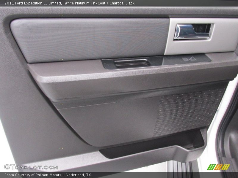 White Platinum Tri-Coat / Charcoal Black 2011 Ford Expedition EL Limited
