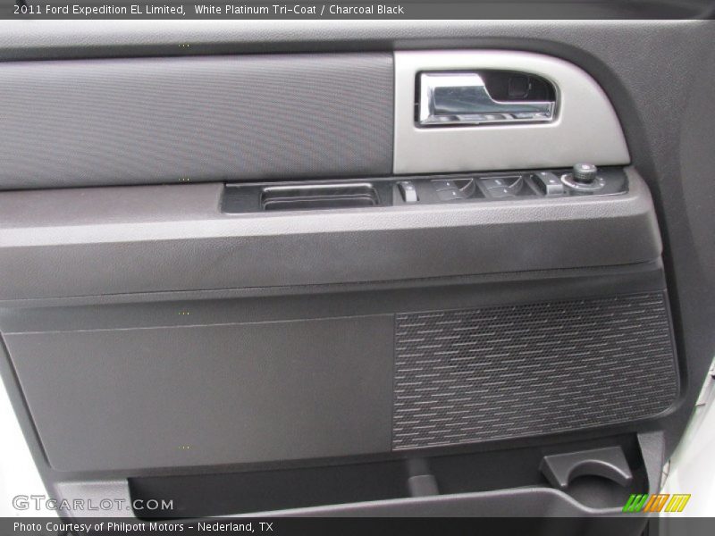 White Platinum Tri-Coat / Charcoal Black 2011 Ford Expedition EL Limited