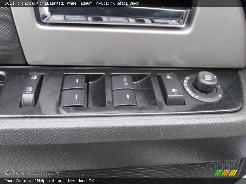 White Platinum Tri-Coat / Charcoal Black 2011 Ford Expedition EL Limited