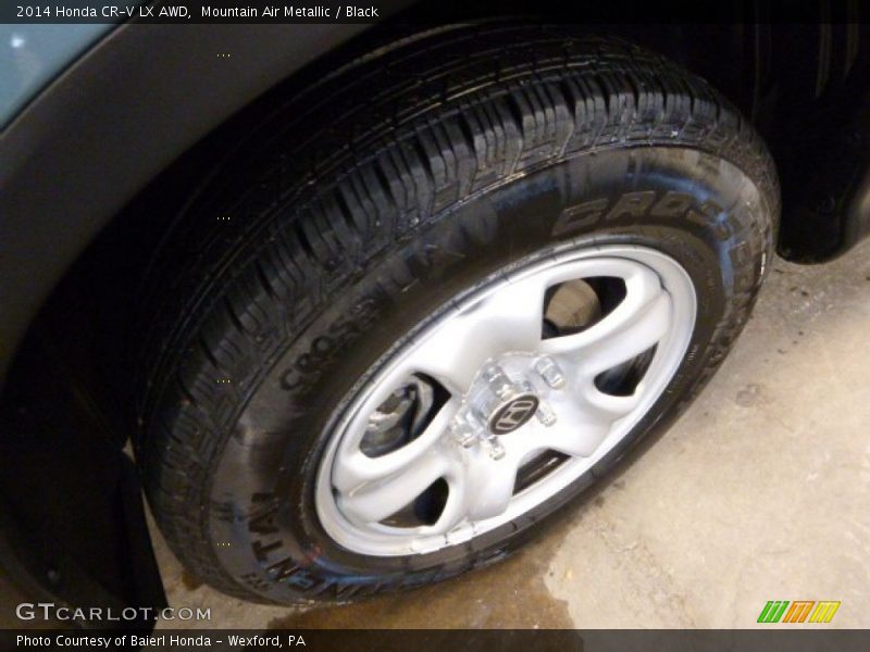 Mountain Air Metallic / Black 2014 Honda CR-V LX AWD