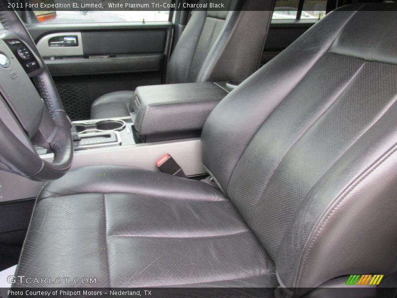 White Platinum Tri-Coat / Charcoal Black 2011 Ford Expedition EL Limited