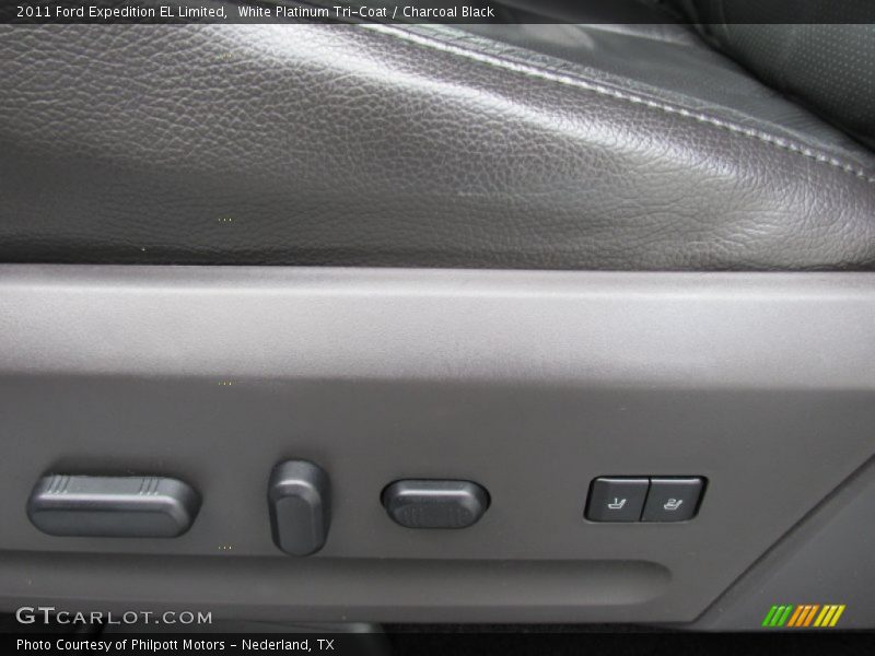 White Platinum Tri-Coat / Charcoal Black 2011 Ford Expedition EL Limited
