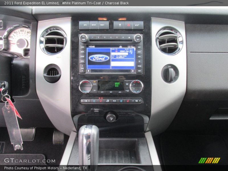 White Platinum Tri-Coat / Charcoal Black 2011 Ford Expedition EL Limited