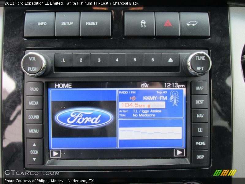White Platinum Tri-Coat / Charcoal Black 2011 Ford Expedition EL Limited