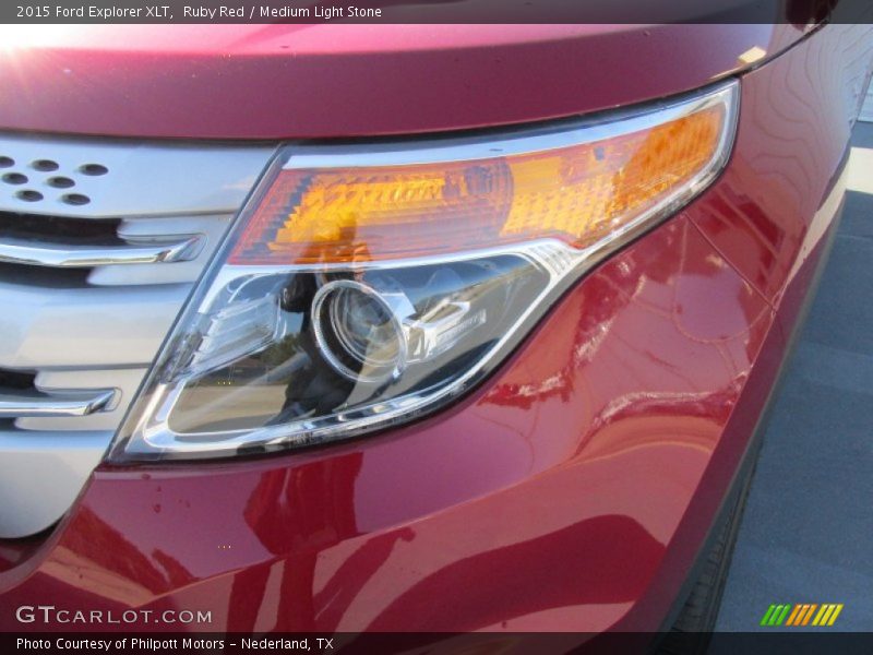 Ruby Red / Medium Light Stone 2015 Ford Explorer XLT