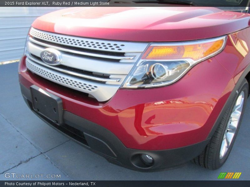 Ruby Red / Medium Light Stone 2015 Ford Explorer XLT