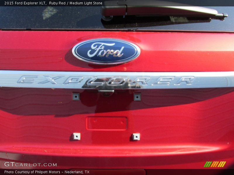 Ruby Red / Medium Light Stone 2015 Ford Explorer XLT