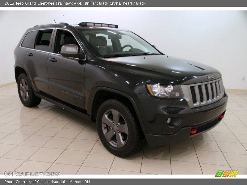 Brilliant Black Crystal Pearl / Black 2013 Jeep Grand Cherokee Trailhawk 4x4