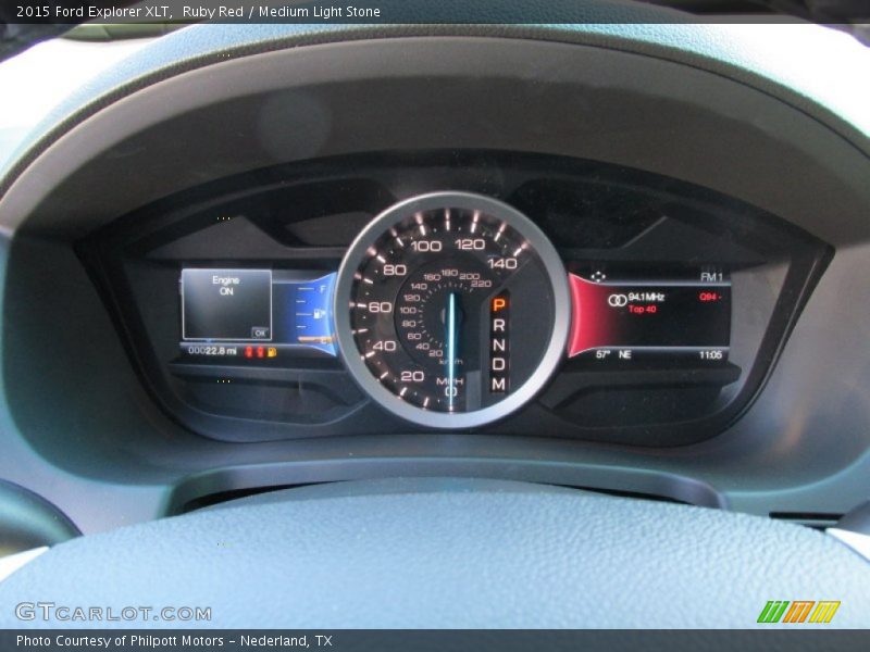 Ruby Red / Medium Light Stone 2015 Ford Explorer XLT