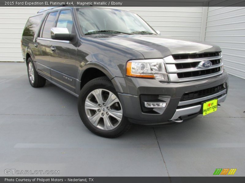 Magnetic Metallic / Ebony 2015 Ford Expedition EL Platinum 4x4