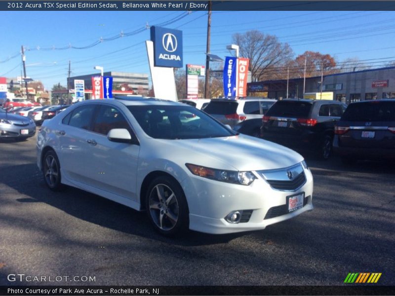 Bellanova White Pearl / Ebony 2012 Acura TSX Special Edition Sedan