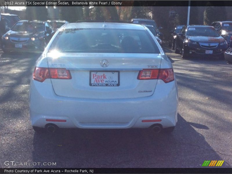 Bellanova White Pearl / Ebony 2012 Acura TSX Special Edition Sedan