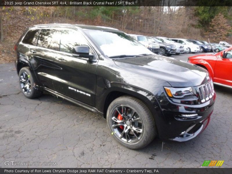 Brilliant Black Crystal Pearl / SRT Black 2015 Jeep Grand Cherokee SRT 4x4