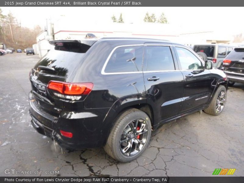 Brilliant Black Crystal Pearl / SRT Black 2015 Jeep Grand Cherokee SRT 4x4
