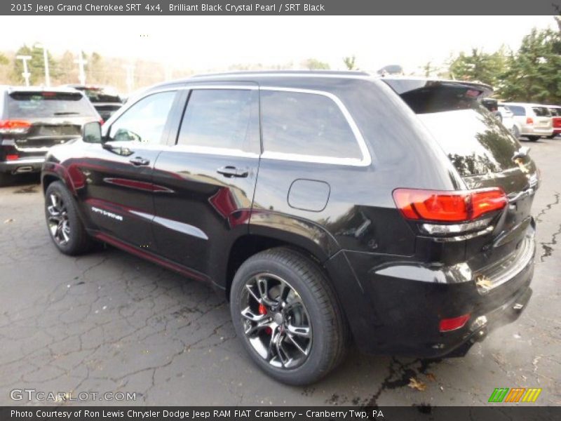 Brilliant Black Crystal Pearl / SRT Black 2015 Jeep Grand Cherokee SRT 4x4