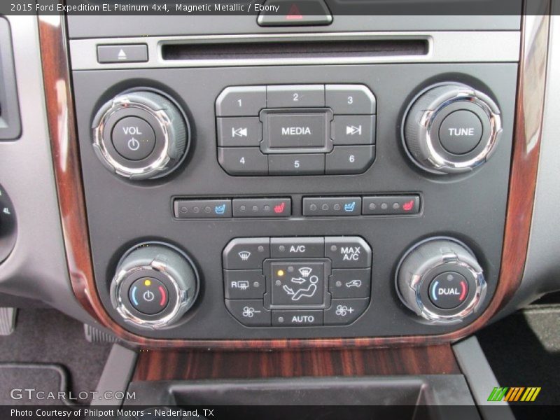 Controls of 2015 Expedition EL Platinum 4x4