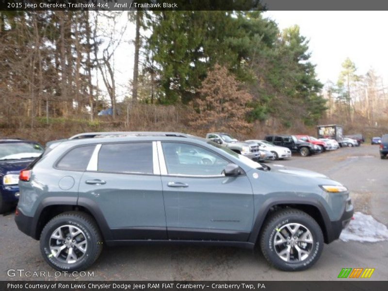 Anvil / Trailhawk Black 2015 Jeep Cherokee Trailhawk 4x4