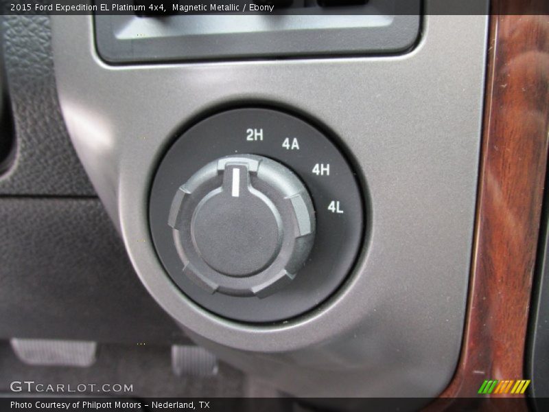 Controls of 2015 Expedition EL Platinum 4x4