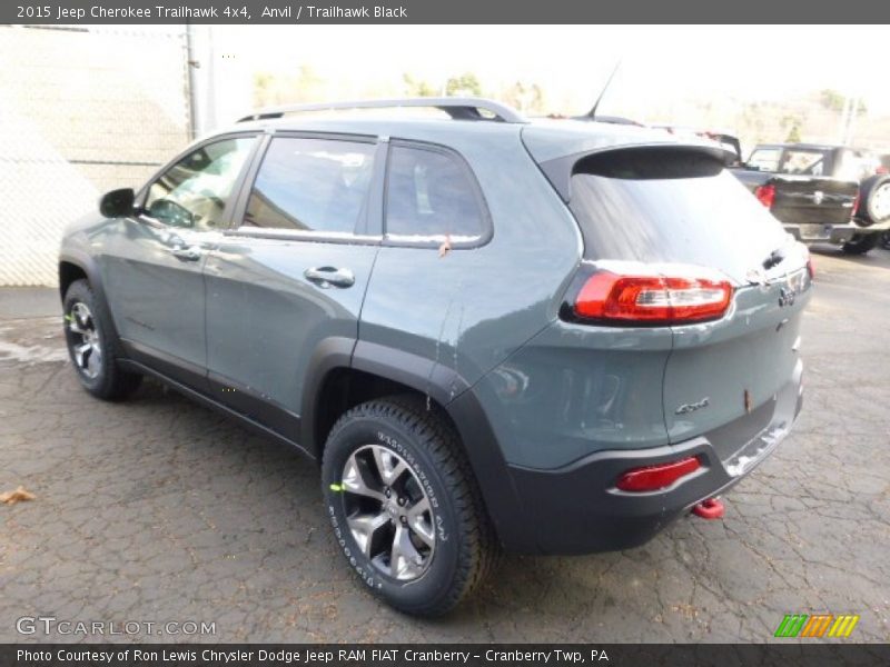 Anvil / Trailhawk Black 2015 Jeep Cherokee Trailhawk 4x4