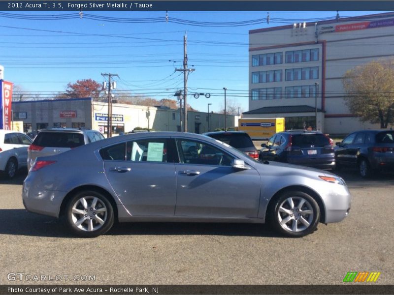 Forged Silver Metallic / Taupe 2012 Acura TL 3.5