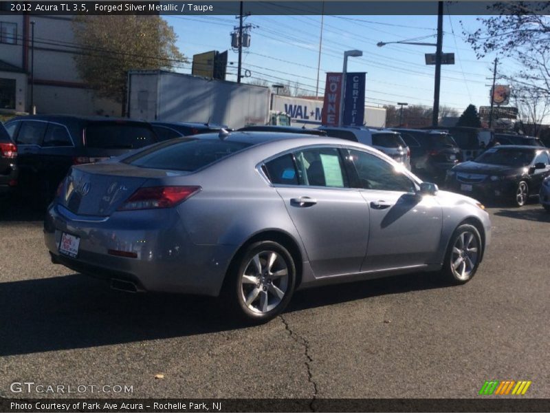 Forged Silver Metallic / Taupe 2012 Acura TL 3.5