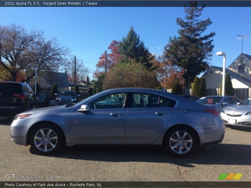 Forged Silver Metallic / Taupe 2012 Acura TL 3.5