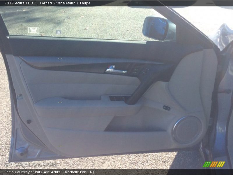 Forged Silver Metallic / Taupe 2012 Acura TL 3.5