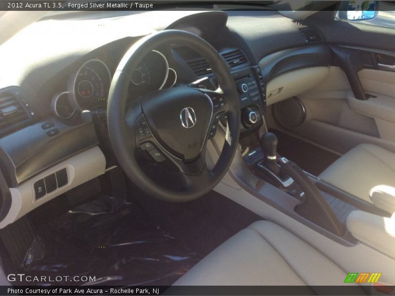 Forged Silver Metallic / Taupe 2012 Acura TL 3.5