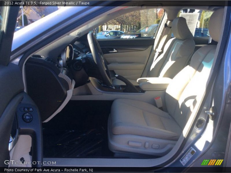 Forged Silver Metallic / Taupe 2012 Acura TL 3.5