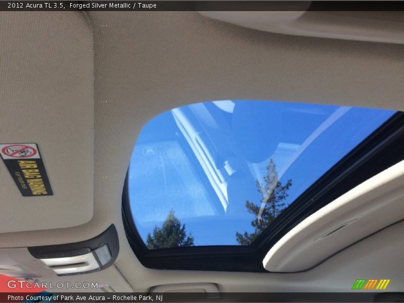 Forged Silver Metallic / Taupe 2012 Acura TL 3.5