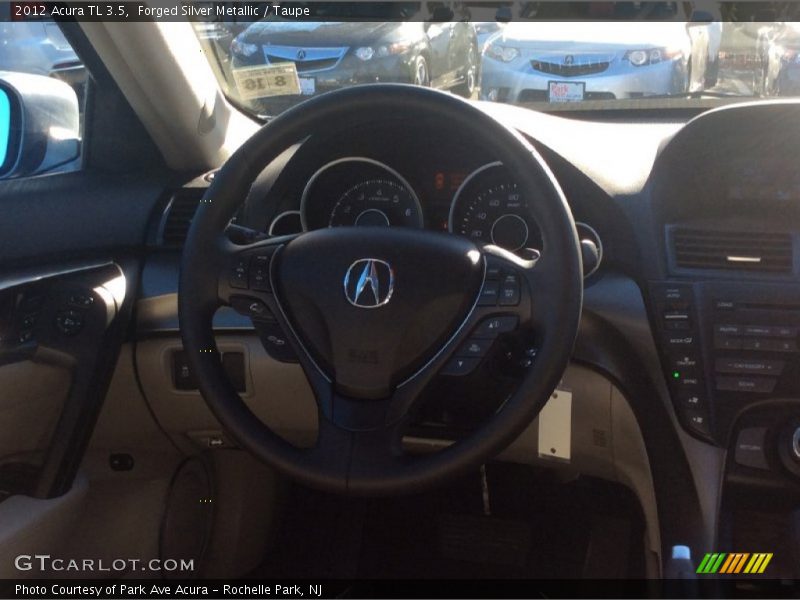 Forged Silver Metallic / Taupe 2012 Acura TL 3.5