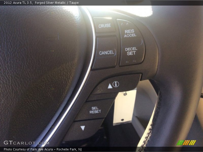 Forged Silver Metallic / Taupe 2012 Acura TL 3.5