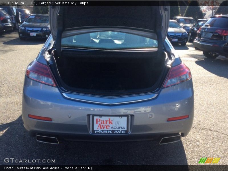 Forged Silver Metallic / Taupe 2012 Acura TL 3.5