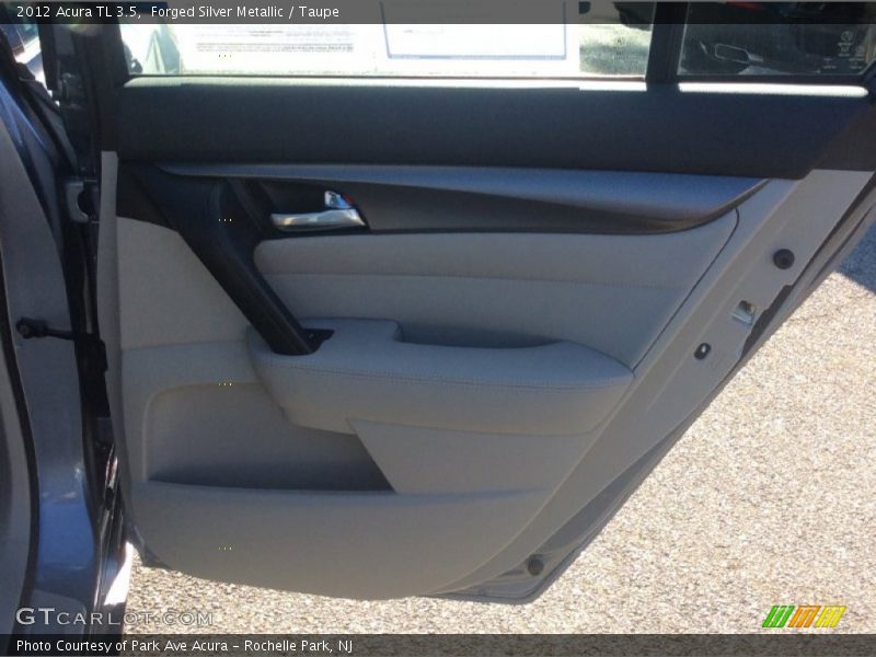 Forged Silver Metallic / Taupe 2012 Acura TL 3.5