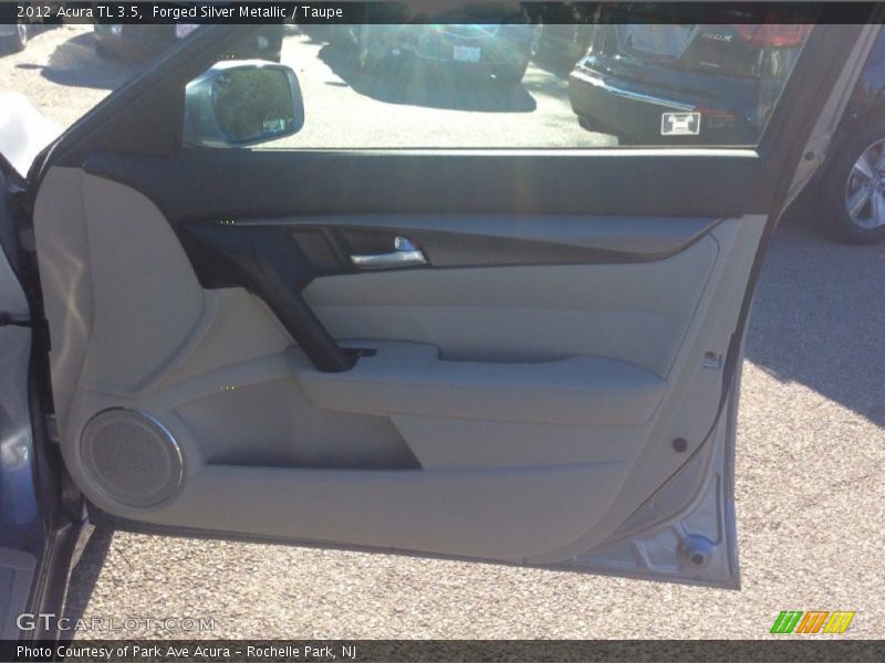 Forged Silver Metallic / Taupe 2012 Acura TL 3.5