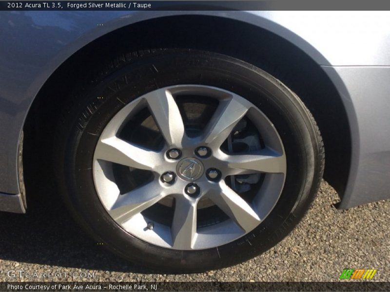 Forged Silver Metallic / Taupe 2012 Acura TL 3.5