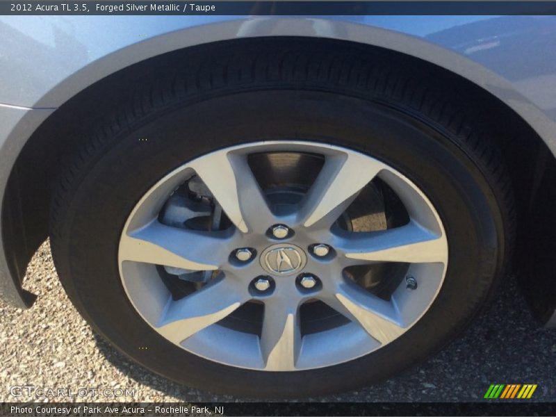 Forged Silver Metallic / Taupe 2012 Acura TL 3.5