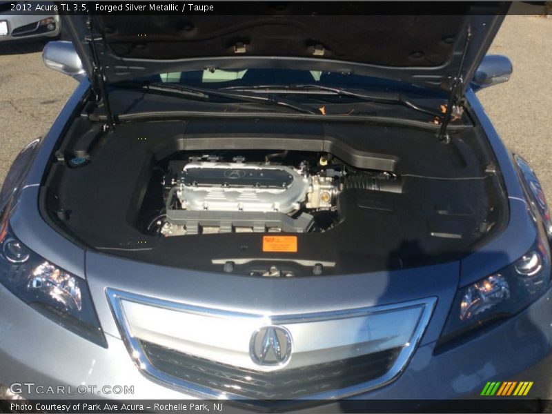 Forged Silver Metallic / Taupe 2012 Acura TL 3.5