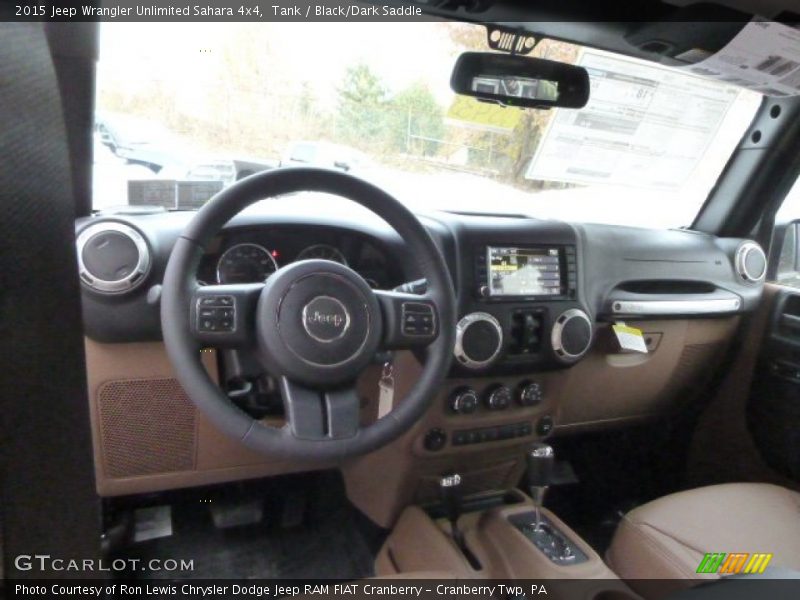 Dashboard of 2015 Wrangler Unlimited Sahara 4x4