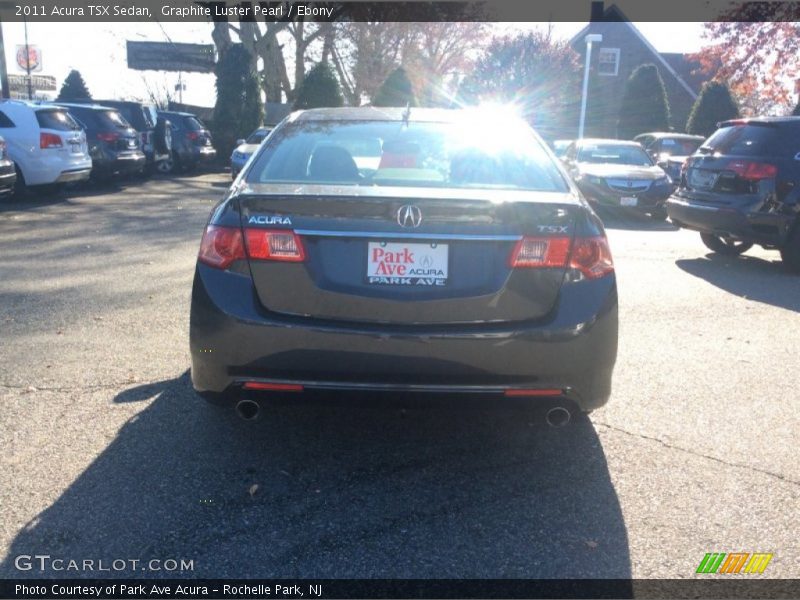 Graphite Luster Pearl / Ebony 2011 Acura TSX Sedan