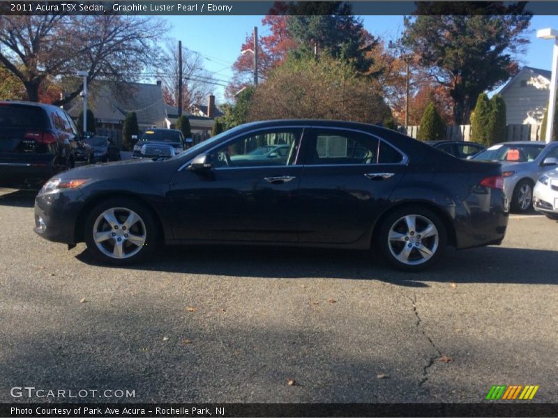 Graphite Luster Pearl / Ebony 2011 Acura TSX Sedan