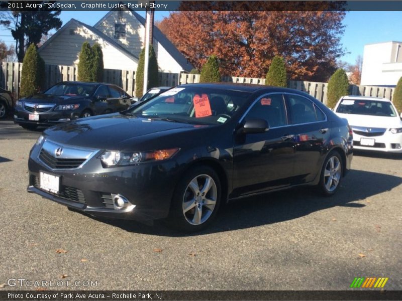 Graphite Luster Pearl / Ebony 2011 Acura TSX Sedan