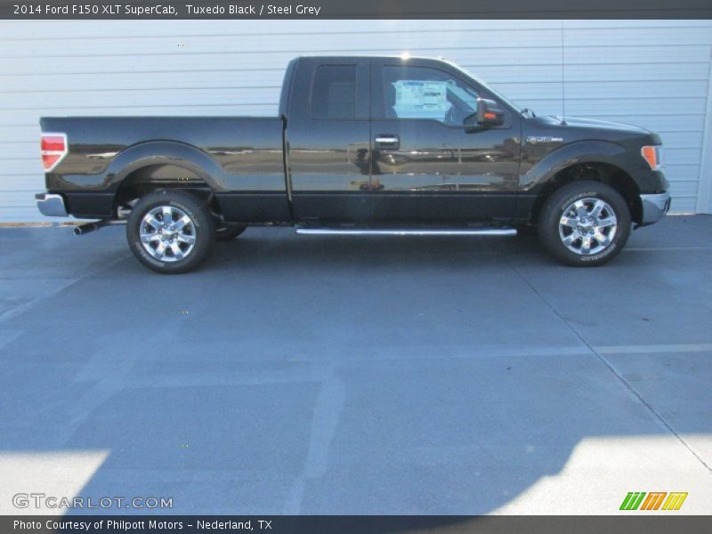 Tuxedo Black / Steel Grey 2014 Ford F150 XLT SuperCab