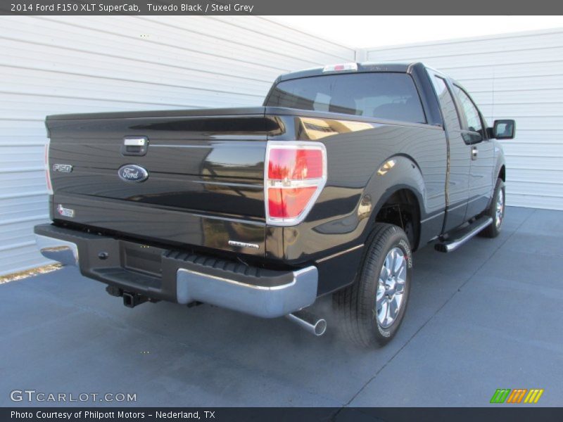 Tuxedo Black / Steel Grey 2014 Ford F150 XLT SuperCab